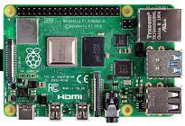 Raspberry RPi4 mainboard computer